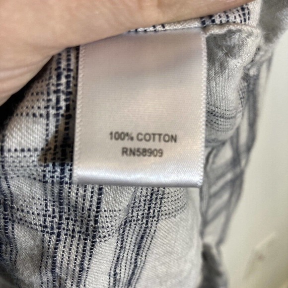 ROWM Mens‎ Size 2XB Long Sleeve Button Down Flannel Cotton Shirt - Picture 5 of 7